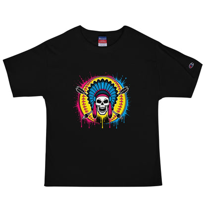 Signature | Champion T-Shirt | Savage Softball | Emblem Logo