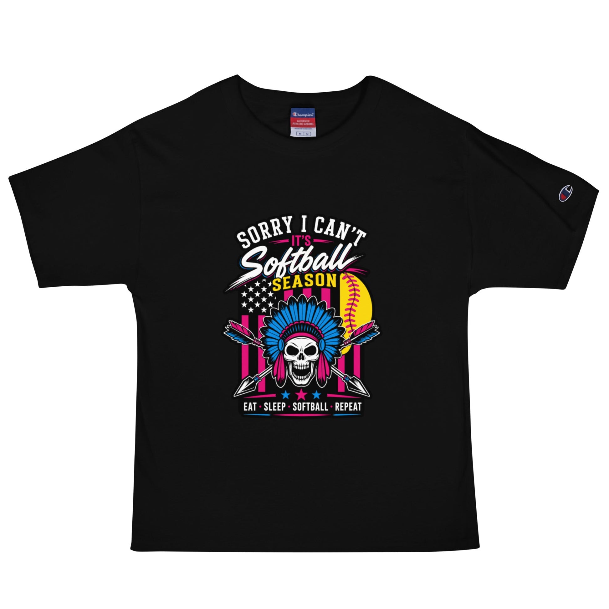 Signature | Champion T-Shirt | Savage Softball | Tribal Ace Logo