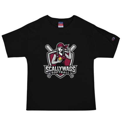 Signature | Champion T-Shirt | Scallywags Softball | Crest Logo