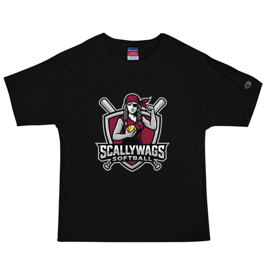 Signature | Champion T-Shirt | Scallywags Softball | Crest Logo