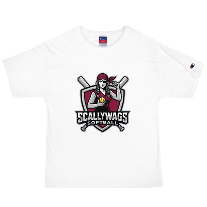 Signature | Champion T-Shirt | Scallywags Softball | Crest Logo