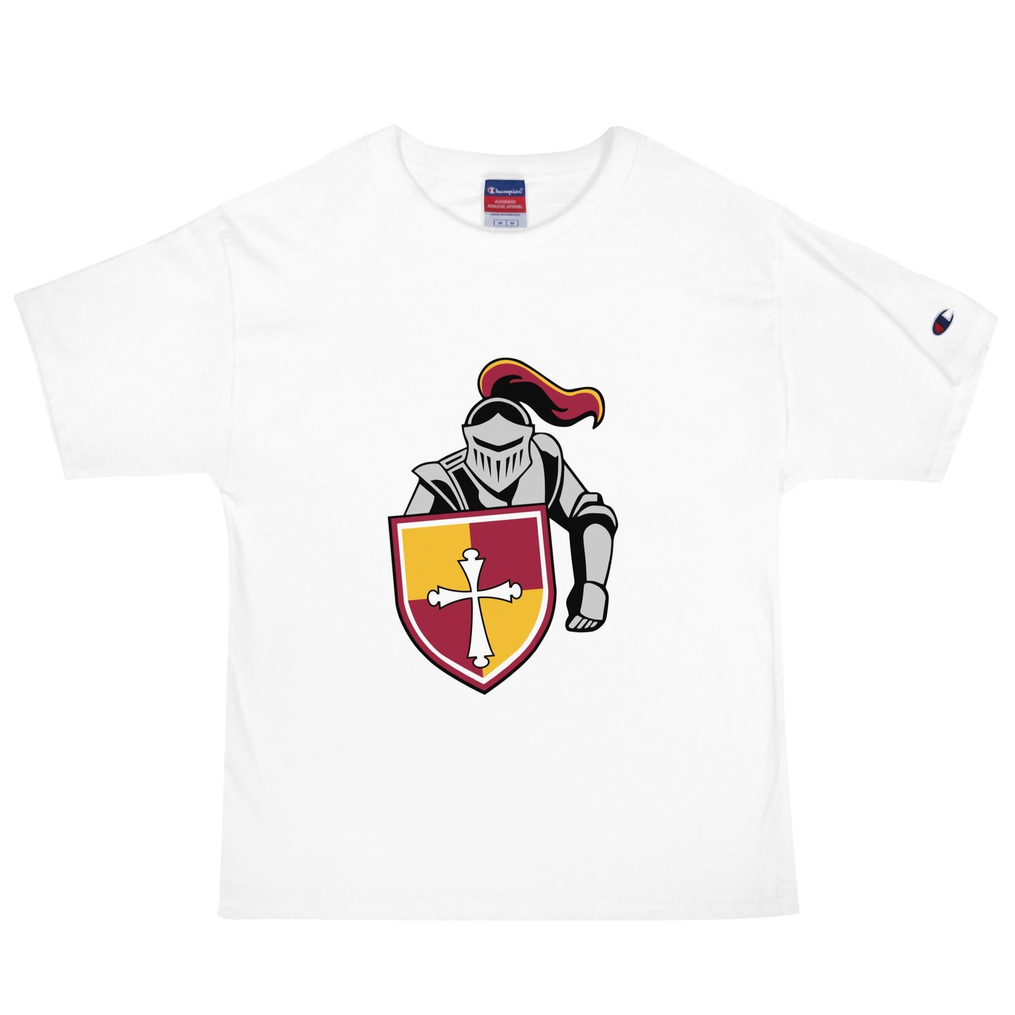 Signature | Champion T-Shirt | Scecina High School Track and Field | Crusader Logo