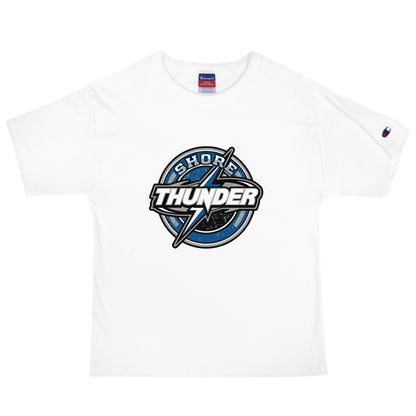 Signature | Champion T-Shirt | Shore Thunder LLC | Badge Logo