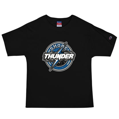 Signature | Champion T-Shirt | Shore Thunder LLC | Badge Logo