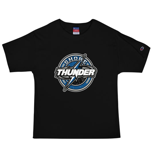 Signature | Champion T-Shirt | Shore Thunder LLC | Badge Logo