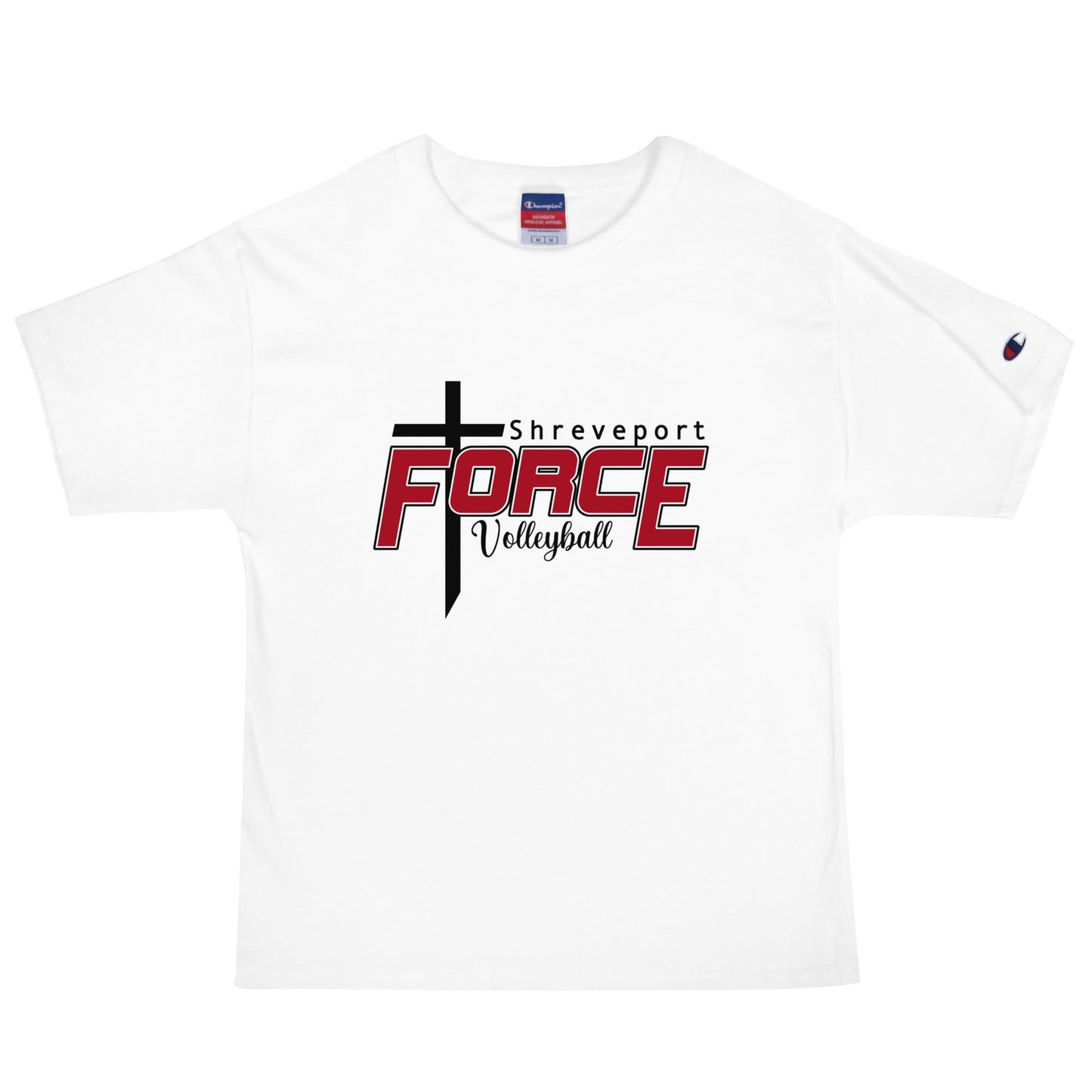 Signature | Champion T-Shirt | Shreveport Force Volleyball | Crest Logo