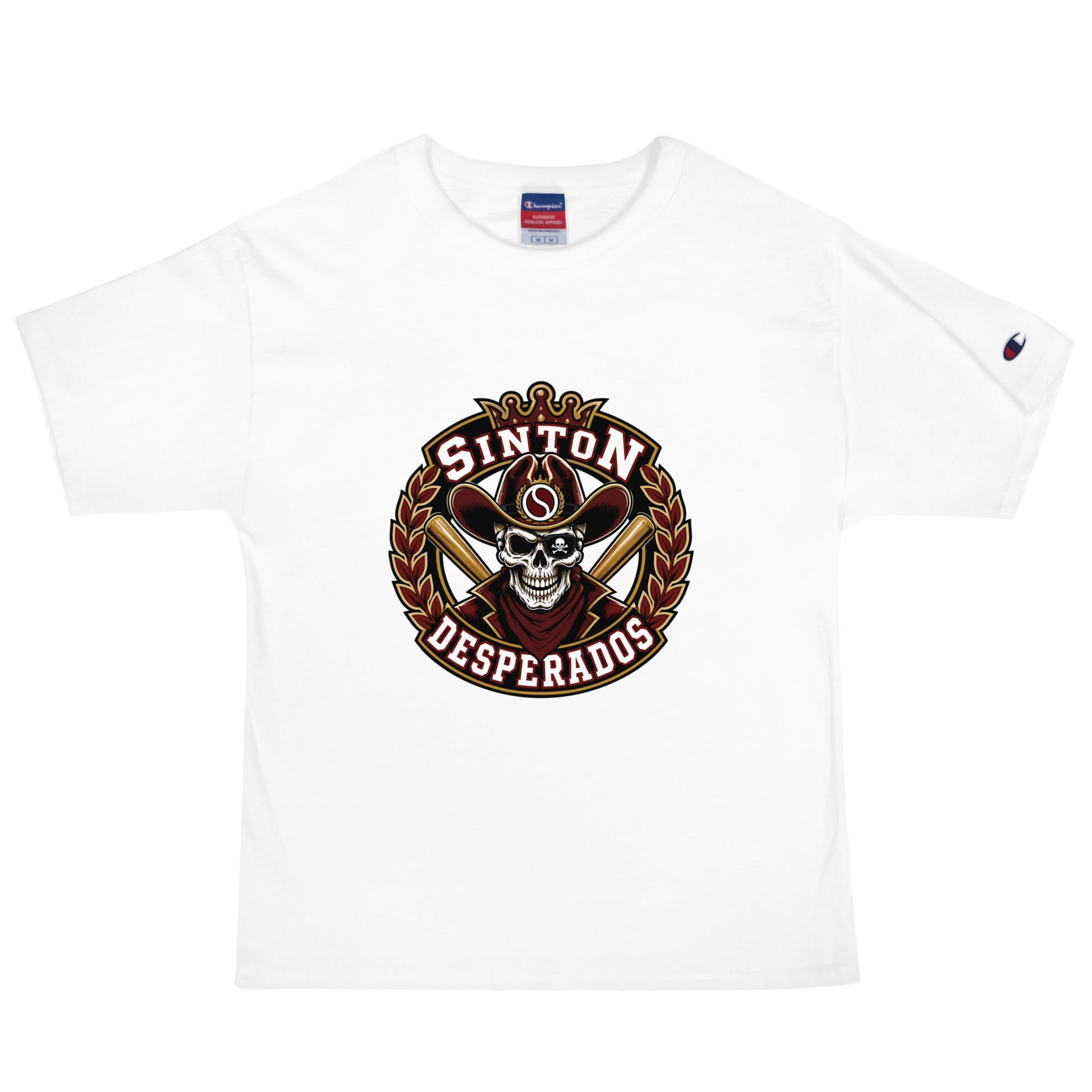 Signature | Champion T-Shirt | Sinton Desperados Baseball | Ridge Varsity Logo