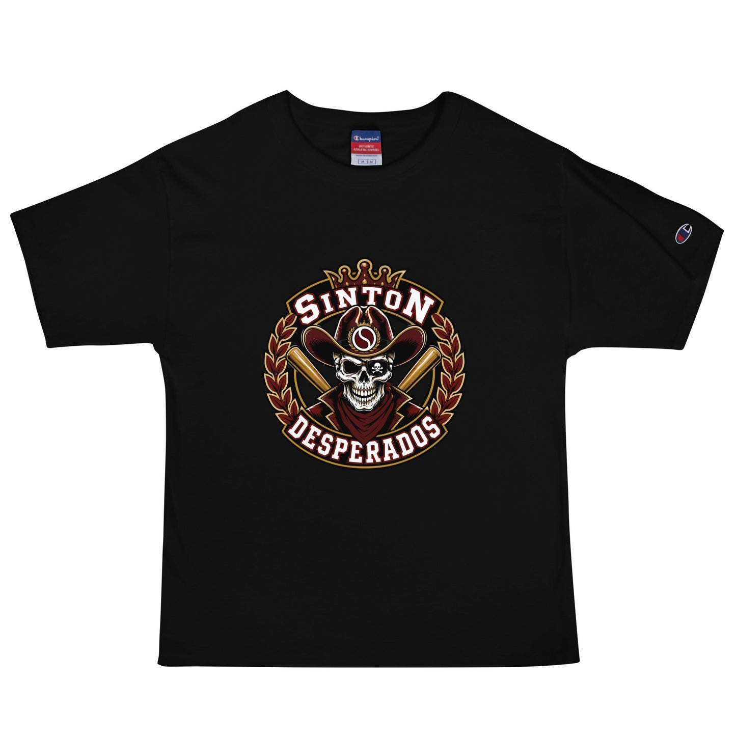 Signature | Champion T-Shirt | Sinton Desperados Baseball | Ridge Varsity Logo