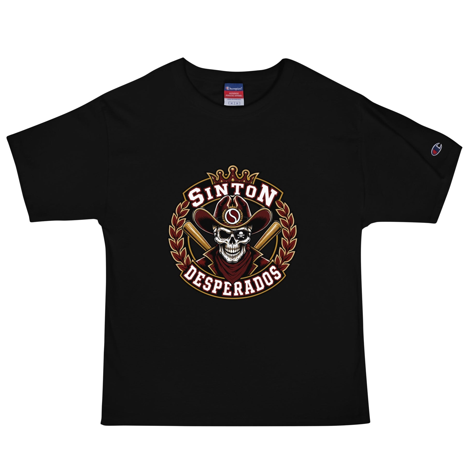 Signature | Champion T-Shirt | Sinton Desperados Baseball | Ridge Varsity Logo