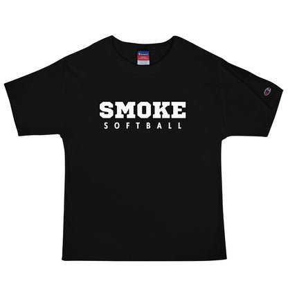 Signature | Champion T-Shirt | Smoke 14U Softball | Crest Logo
