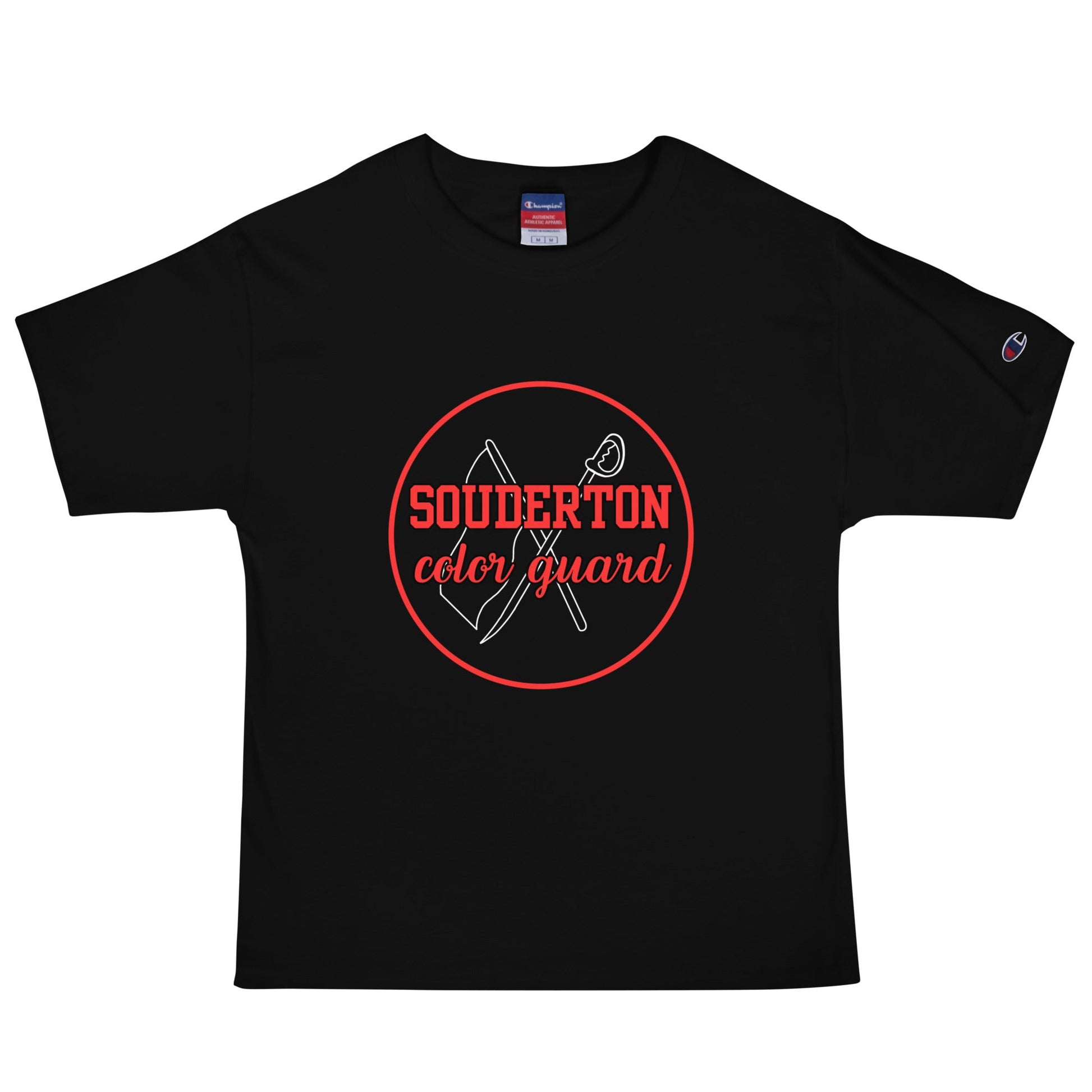 Signature | Champion T-Shirt | Souderton Color Guard | Badge Logo