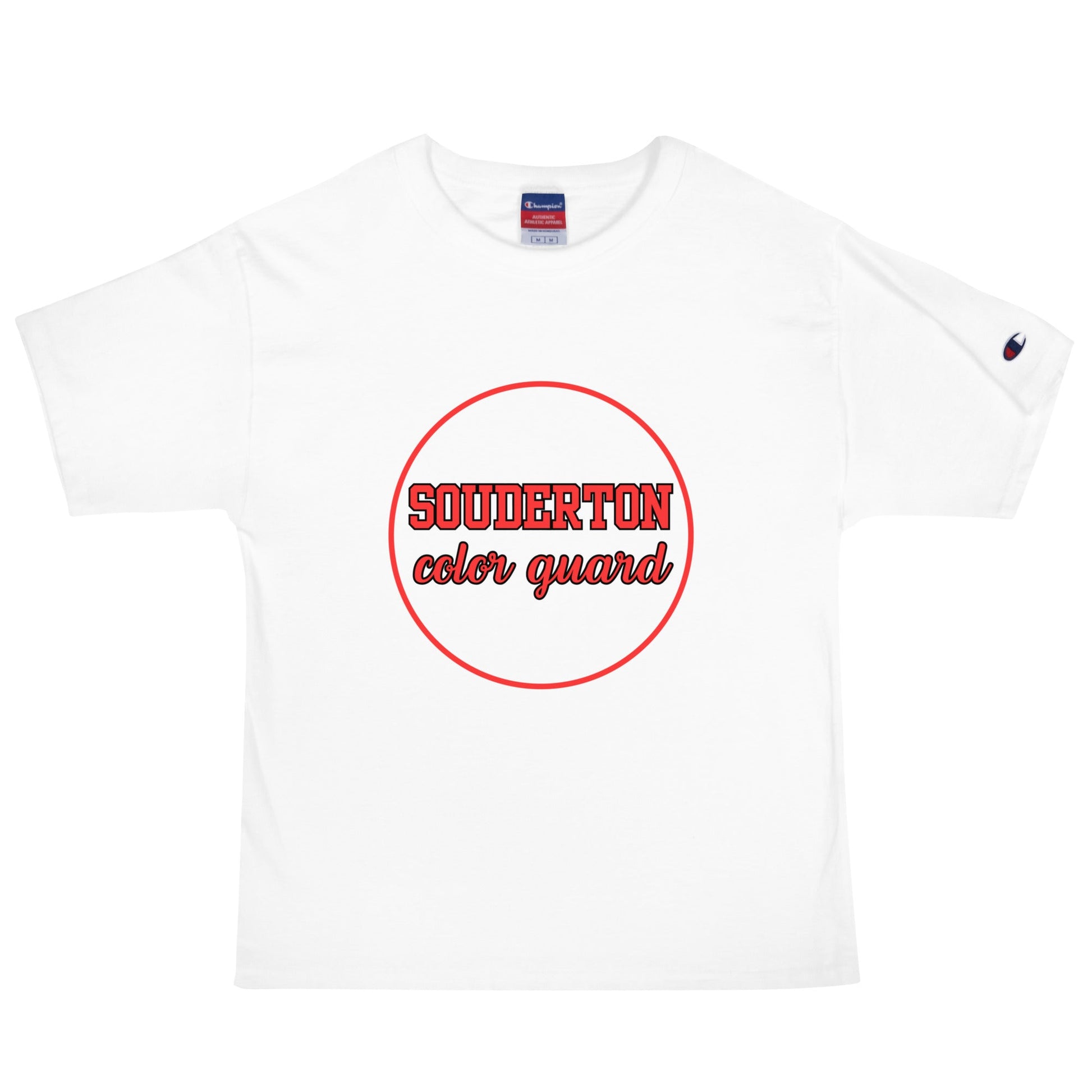 Signature | Champion T-Shirt | Souderton Color Guard | Badge Logo