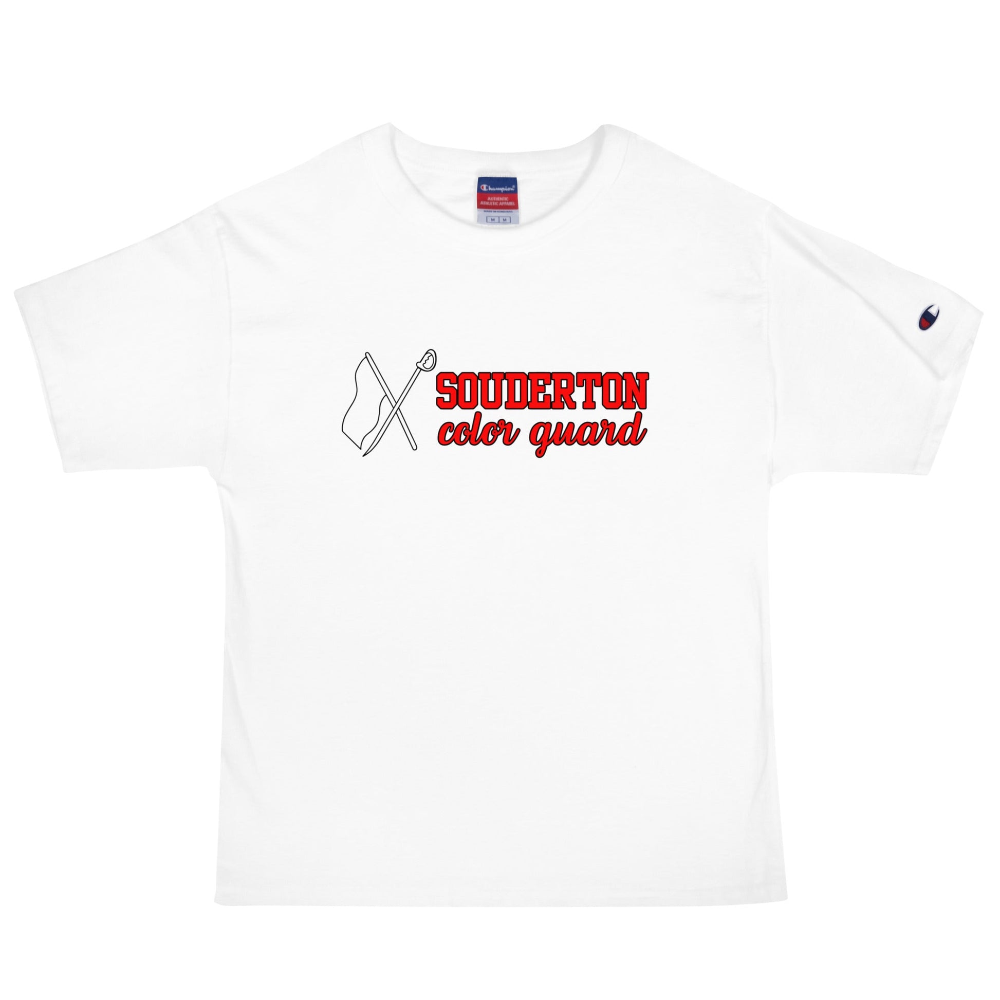 Signature | Champion T-Shirt | Souderton Color Guard | Vanguard Banner Logo