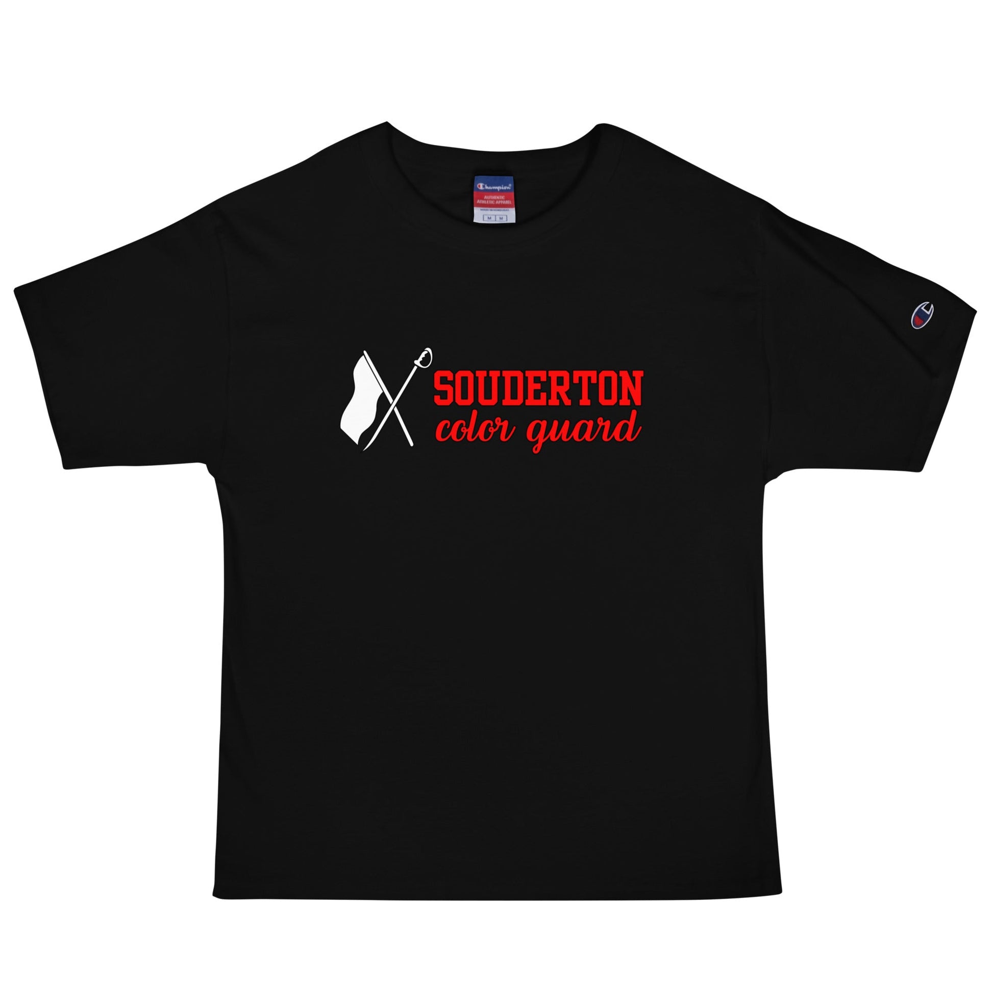 Signature | Champion T-Shirt | Souderton Color Guard | Vanguard Banner Logo