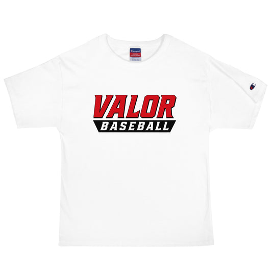Signature | Champion T-Shirt | South Bend Valor Baseball | Emblem Logo