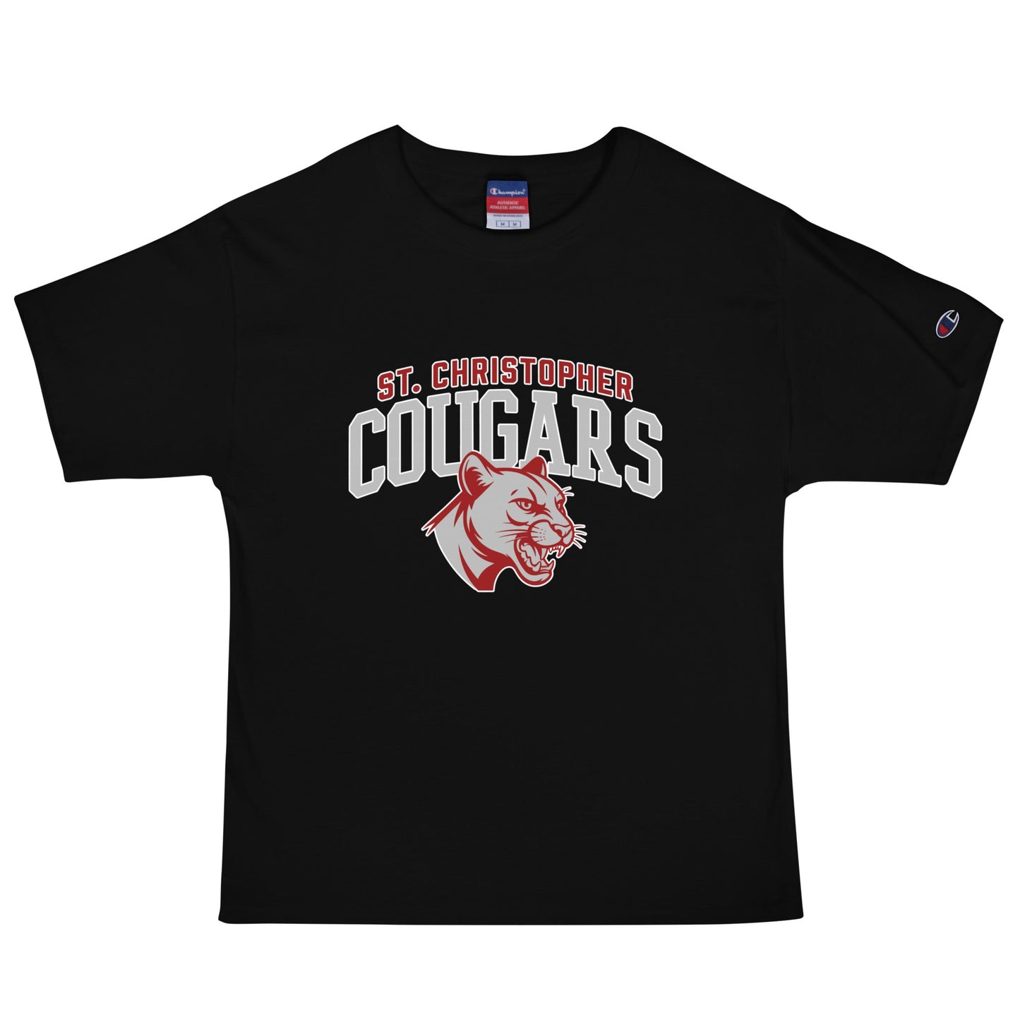 Signature | Champion T-Shirt | St. Christopher Cougars | Classic Logo