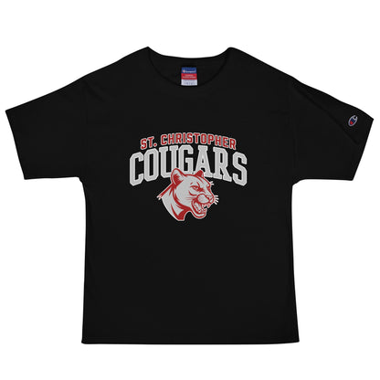 Signature | Champion T-Shirt | St. Christopher Cougars | Classic Logo