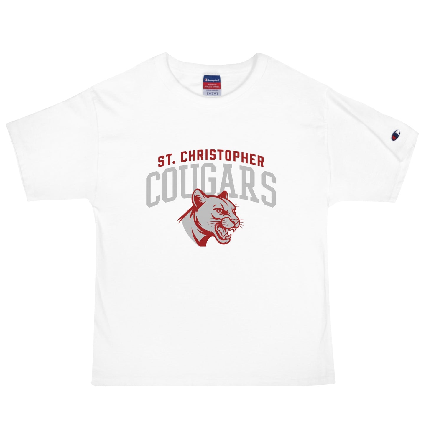 Signature | Champion T-Shirt | St. Christopher Cougars | Classic Logo
