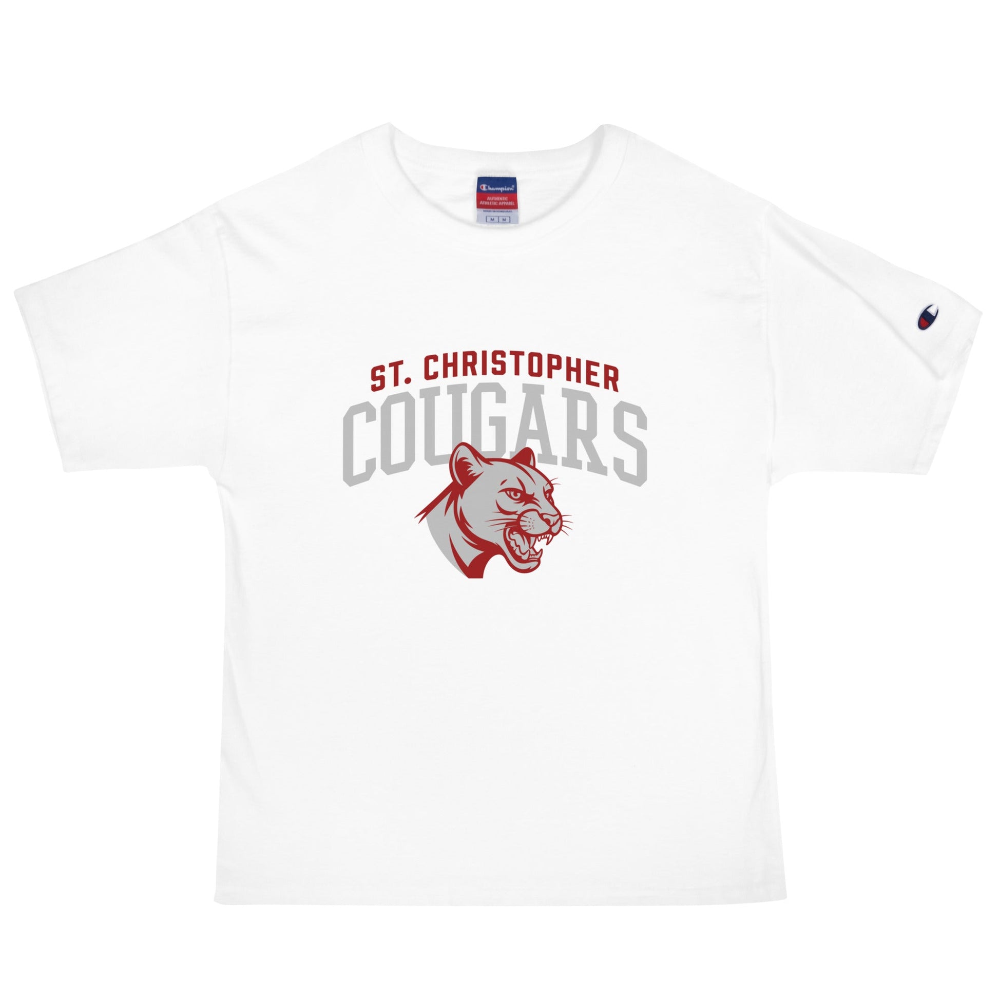 Signature | Champion T-Shirt | St. Christopher Cougars | Classic Logo