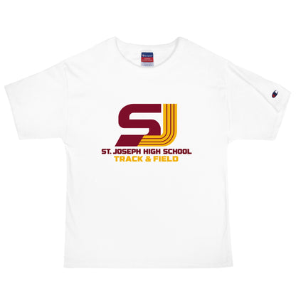 Signature | Champion T-Shirt | St. Joseph High School - Track & Field | Vanguard Logo