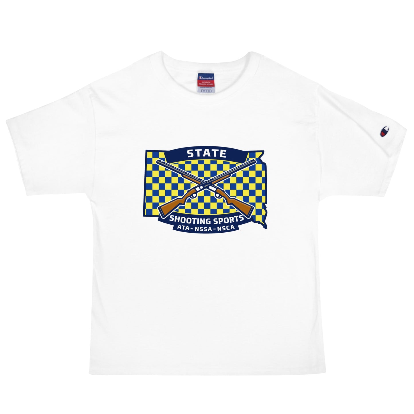 Signature | Champion T-Shirt | State Shooting Sports | Flag Logo