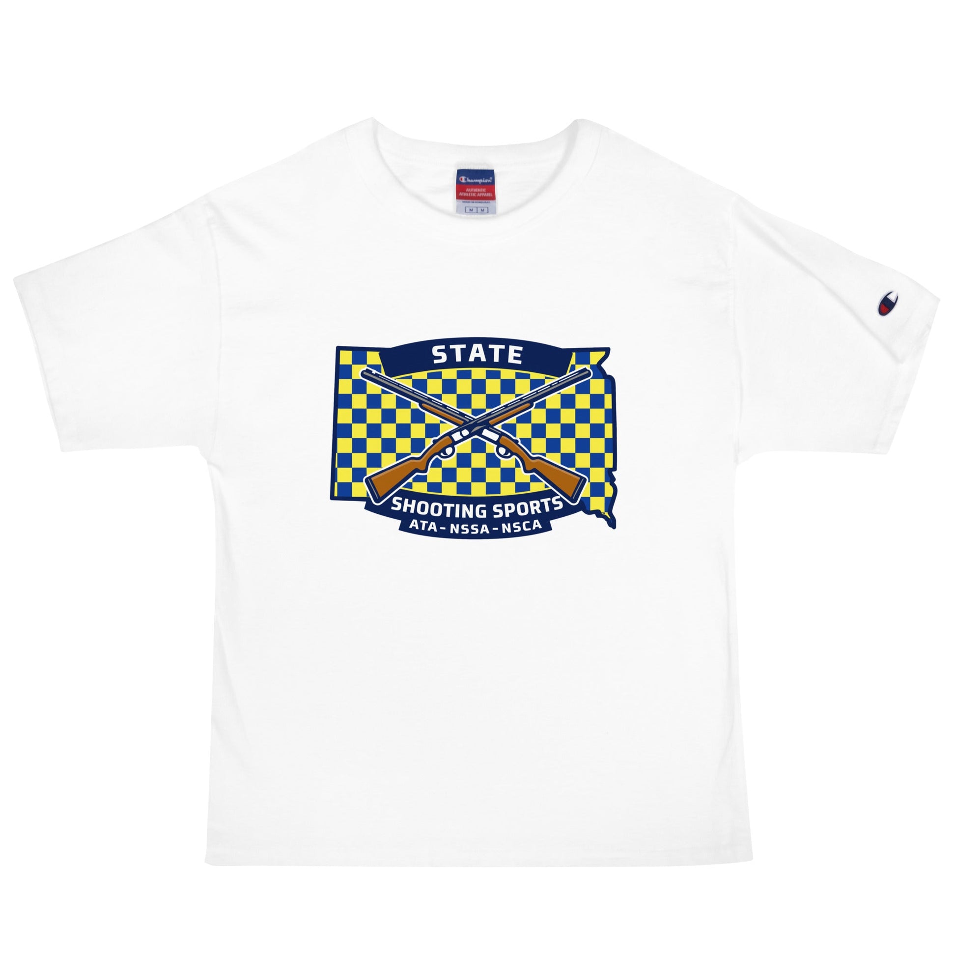 Signature | Champion T-Shirt | State Shooting Sports | Flag Logo