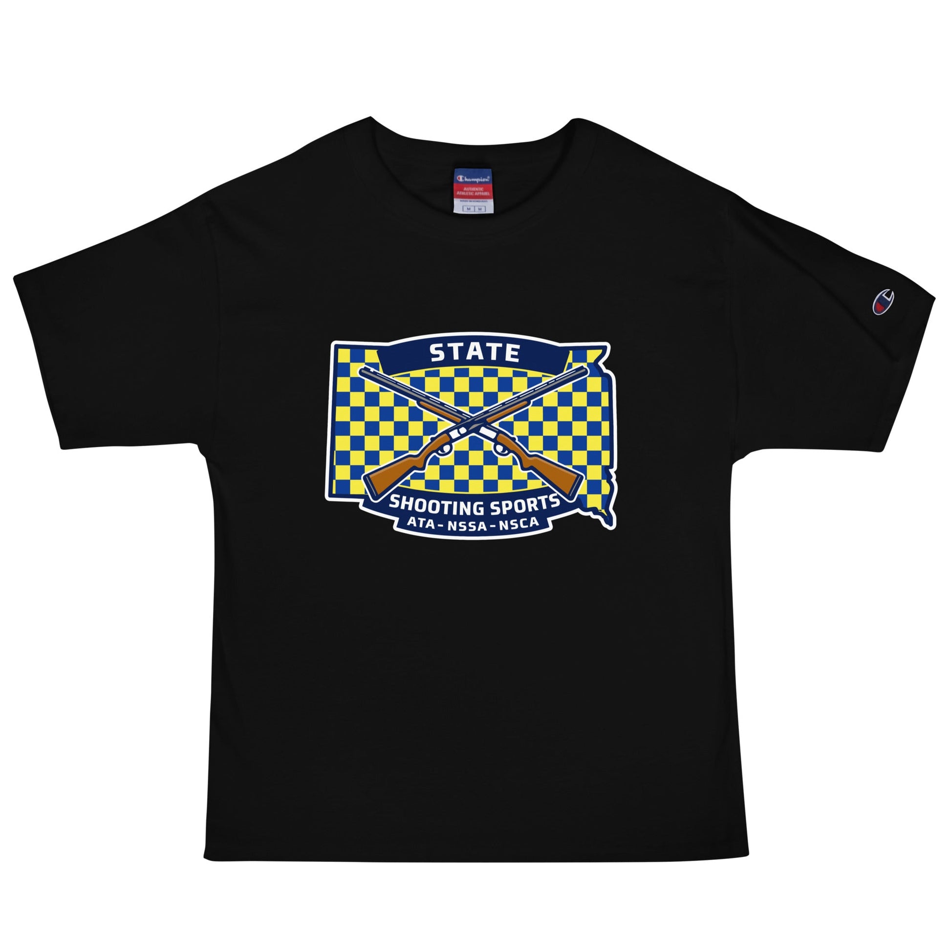 Signature | Champion T-Shirt | State Shooting Sports | Flag Logo