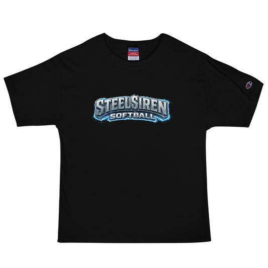 Signature | Champion T-Shirt | STEEL SIREN | Lightning Logo