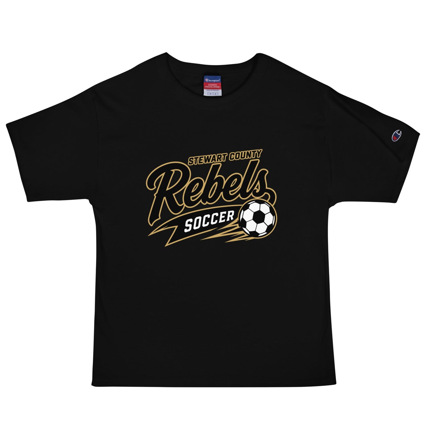 Signature | Champion T-Shirt | Stewart County Soccer | Rebels Logo