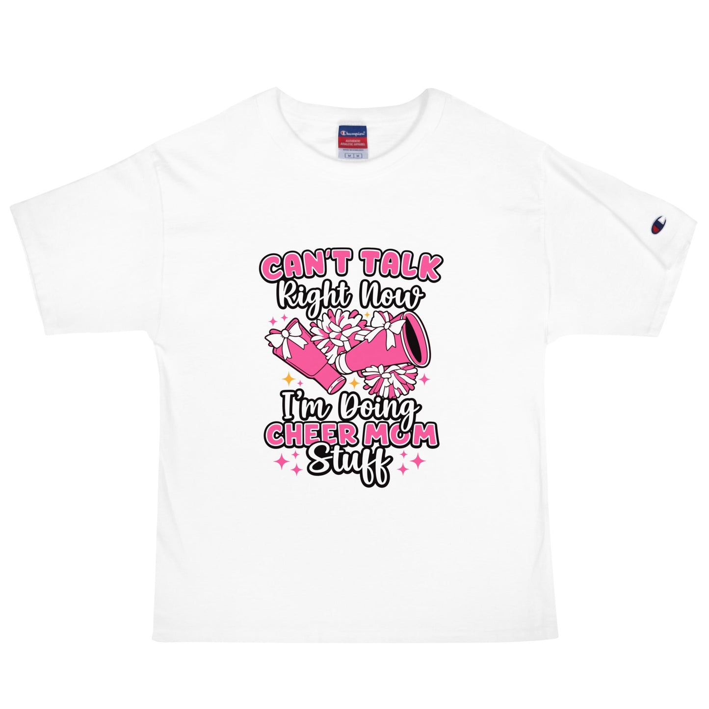 Signature | Champion T-Shirt | Sunset Surge All-Star Cheerleading | Modern Script Logo