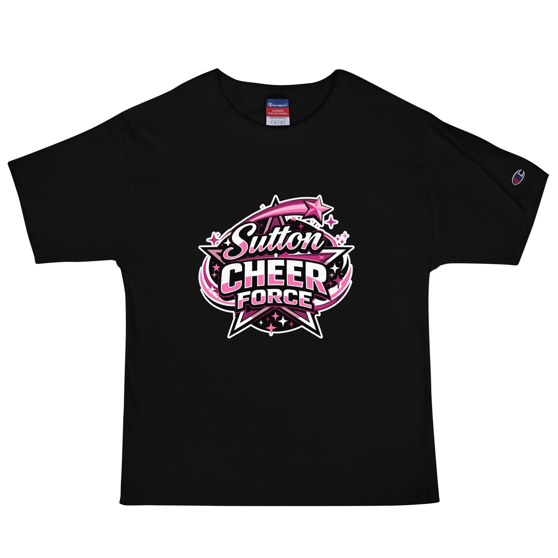 Signature | Champion T-Shirt | Sutton Cheer Force | Shooting Star Logo