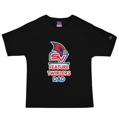 Signature | Champion T-Shirt | SVSU Feature twirlers | Dad Logo