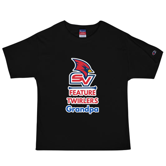 Signature | Champion T-Shirt | SVSU Feature twirlers | Grandpa Logo