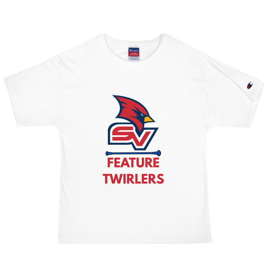 Signature | Champion T-Shirt | SVSU Feature twirlers | Icon Logo