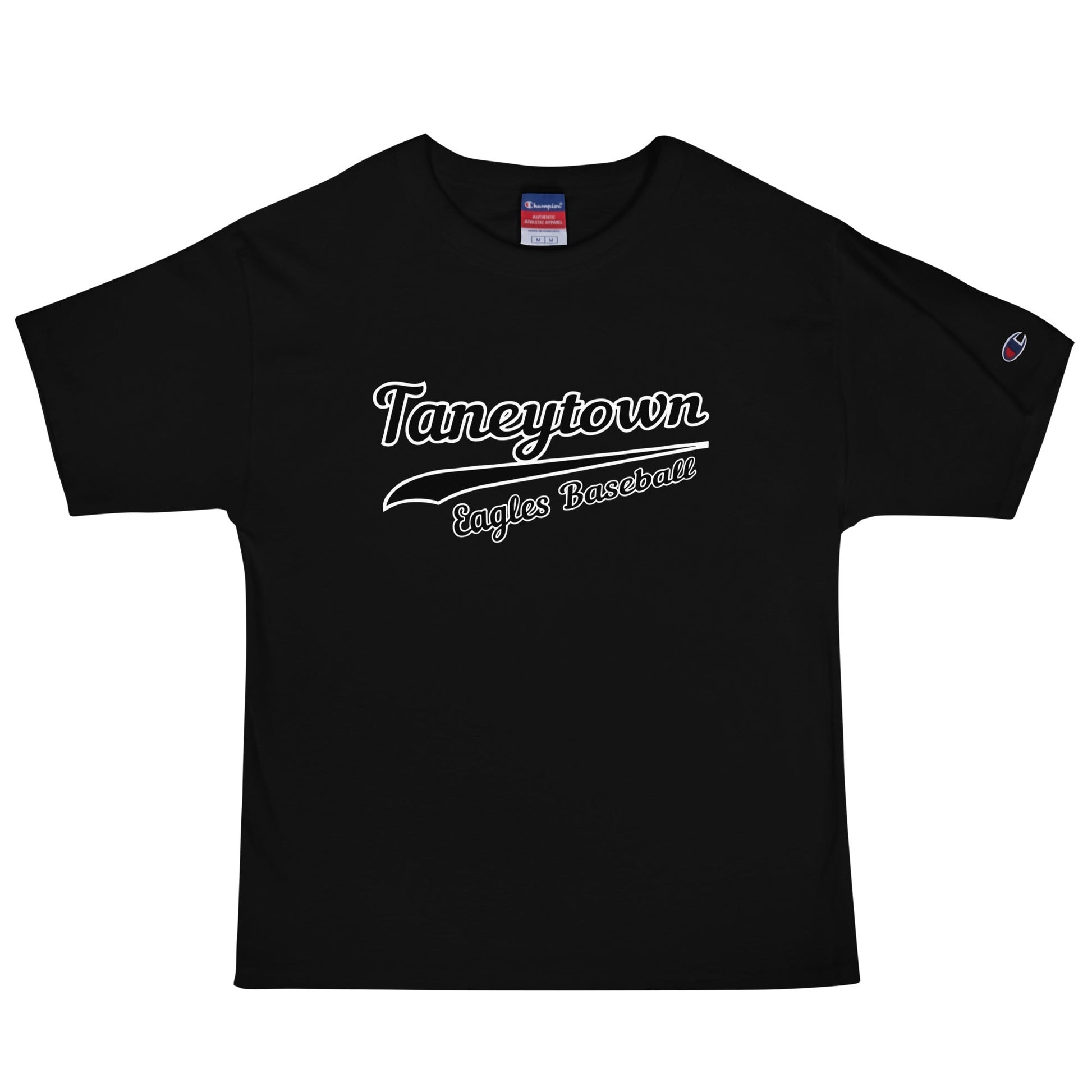 Signature | Champion T-Shirt | Taneytown Eagles Baseball | Script Logo