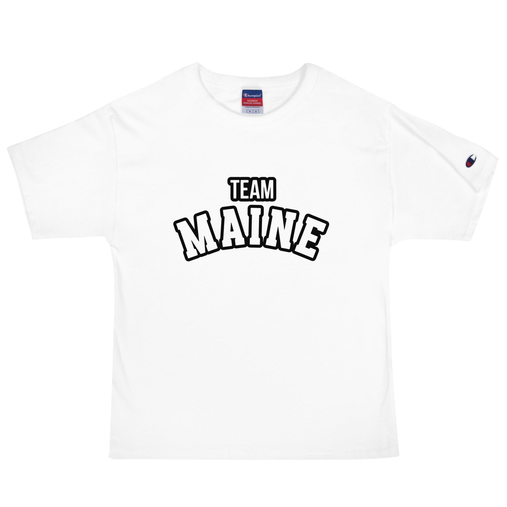 Signature | Champion T-Shirt | Team Maine | Arch Mark Logo