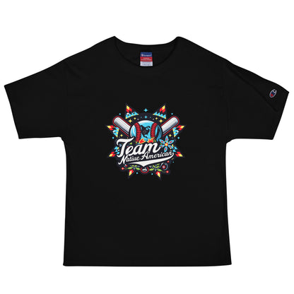Signature | Champion T-Shirt | Team Native American | Tribal Emblem Logo