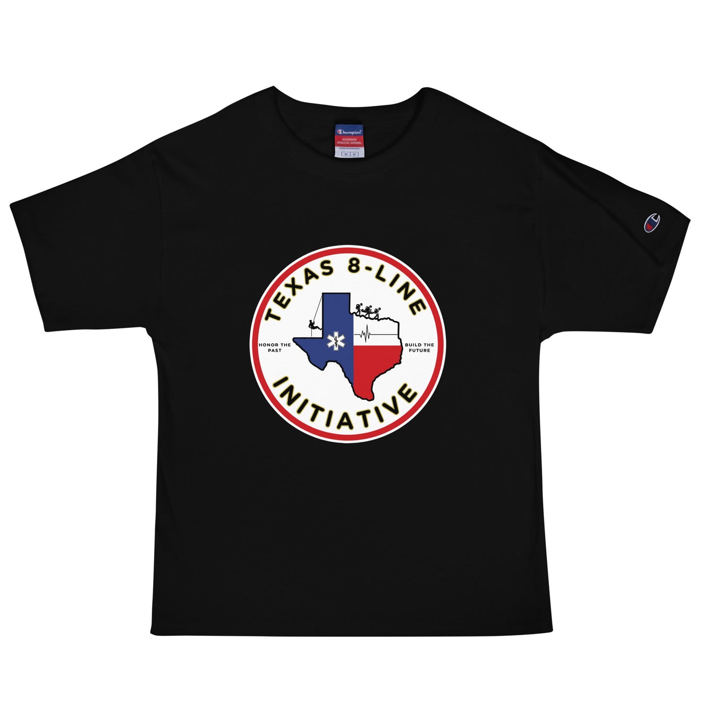 Signature | Champion T-Shirt | Texas 8 - Line Initiative | Badge Logo