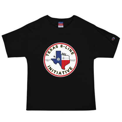 Signature | Champion T-Shirt | Texas 8 - Line Initiative | Badge Logo