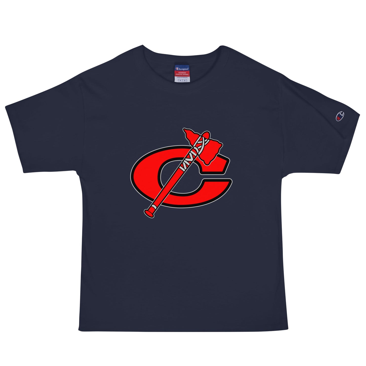 Signature | Champion T-Shirt | Tomahawks | Emblem Logo