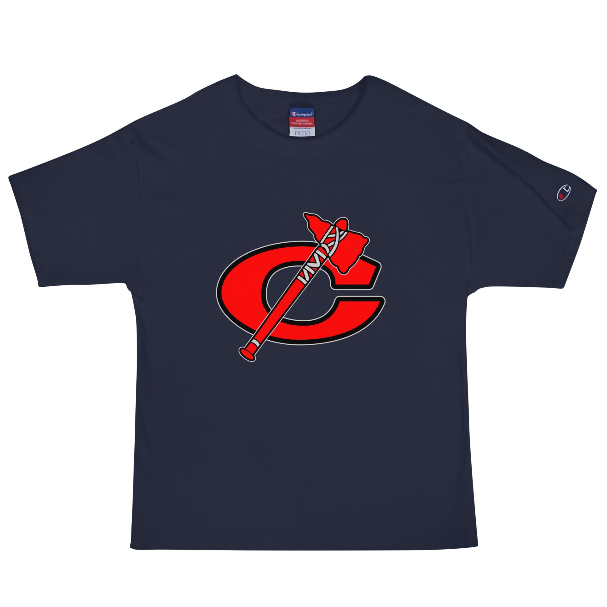 Signature | Champion T-Shirt | Tomahawks | Emblem Logo