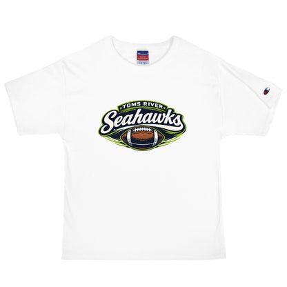 Signature | Champion T-Shirt | Toms River Seahawks | Football Emblem Logo