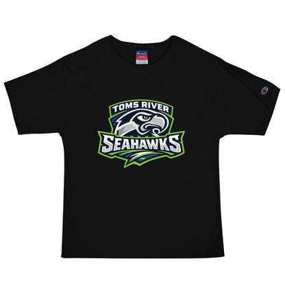 Signature | Champion T-Shirt | Toms River Seahawks | Mascot Script Logo