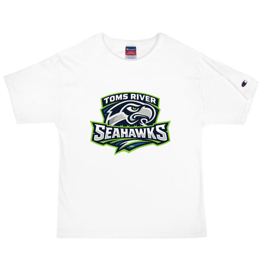 Signature | Champion T-Shirt | Toms River Seahawks | Mascot Script Logo