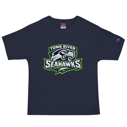 Signature | Champion T-Shirt | Toms River Seahawks | Mascot Script Logo