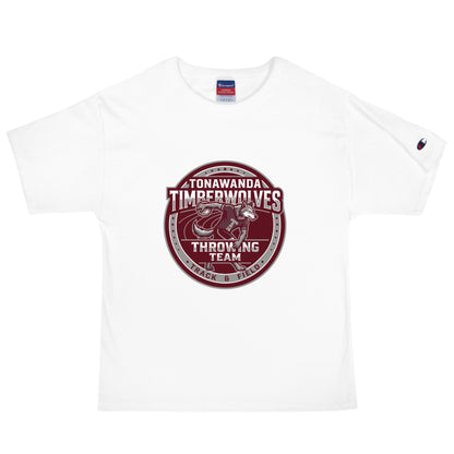 Signature | Champion T-Shirt | Tonawanda High School Track and Field | Throwing Team Logo