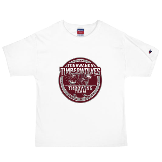 Signature | Champion T-Shirt | Tonawanda High School Track and Field | Throwing Team Logo