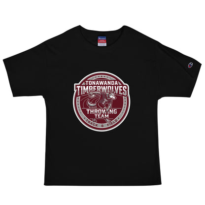 Signature | Champion T-Shirt | Tonawanda High School Track and Field | Throwing Team Logo