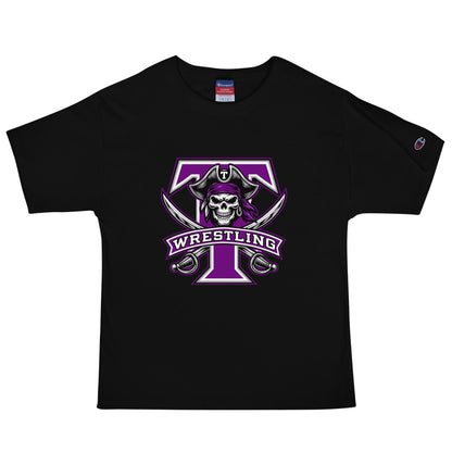 Signature | Champion T-Shirt | Tottenville wrestling club | Emblem Logo