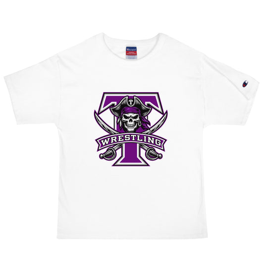 Signature | Champion T-Shirt | Tottenville wrestling club | Emblem Logo